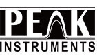Peak instrument
